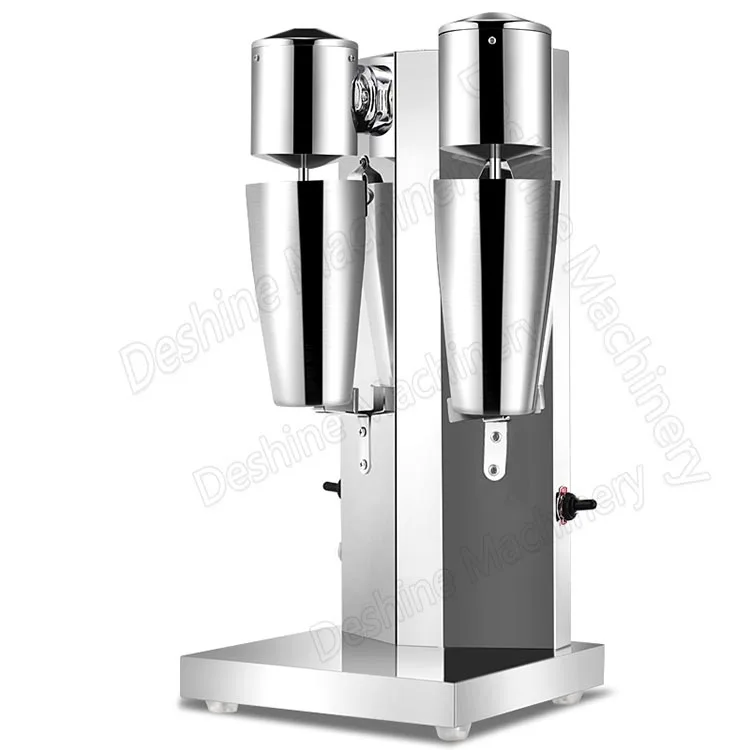 Stainless steel Milkshaker Milk shake machine Double cup Bubble tea Stirring 18000rpm Double Speed Mixer Beverage stirrer