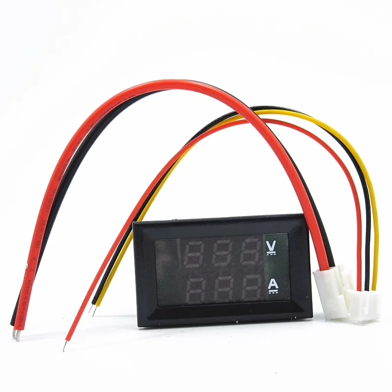 Mini 0.28inch  LED Digital Voltmeter Ammeter DC 100V 50A 100A Volt Ampere Meter Amperemeter Voltage Indicator Tester  with shunt