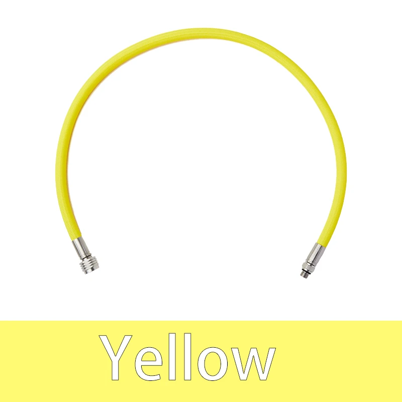 

High Quality 55CM Flexible Rubber Braided Hose Scuba Diving Pressure Hose Low Pressure Scuba Hose