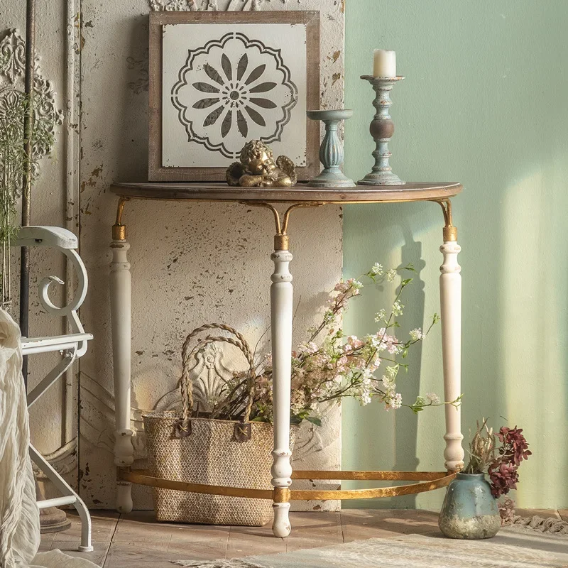 Log - Color Wall - Mounted Creative Table Homestay Entrance Wedding Photography Prop Flower Shop Creative Display Shelf