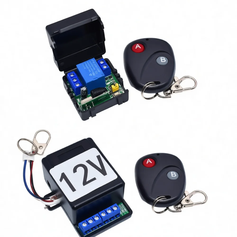 Smart Home Wireless 433MHz Relay Switch Receiver Module For Nuojing Electric Lock Gate Access Control DC 5V 12V