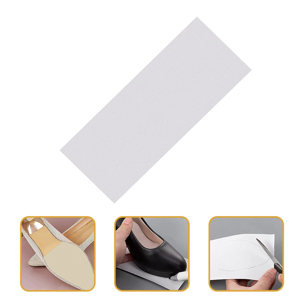 

4pcs Non-Slip Sole Pads White Silicon High Heels Bottom Grip Pads Noise Reduction Shoe Protector