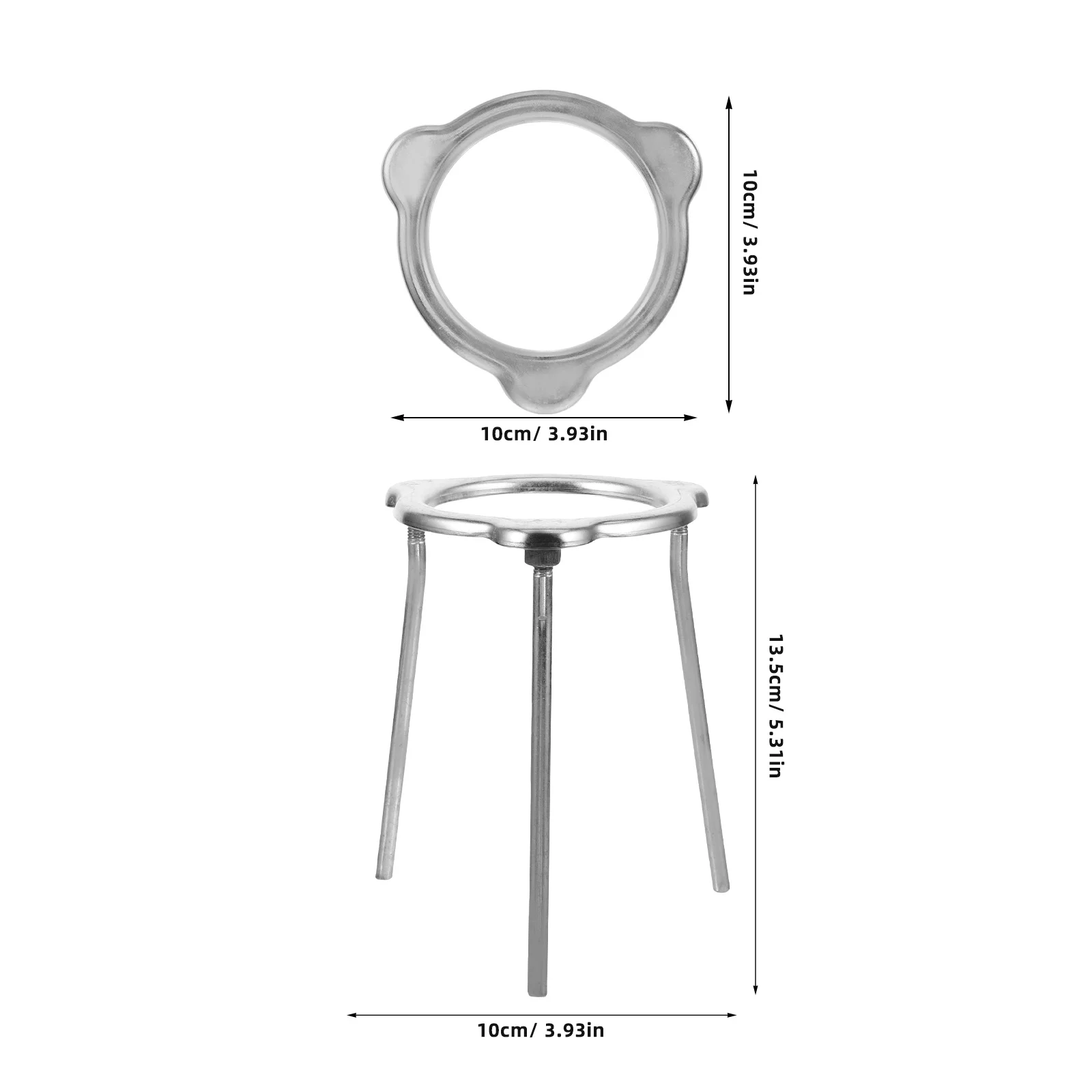 Tripod Chemistry Experiment Equipment Bracket Light Stand Alcohol Lamp Holder Supplies Aluminum Alloy Support