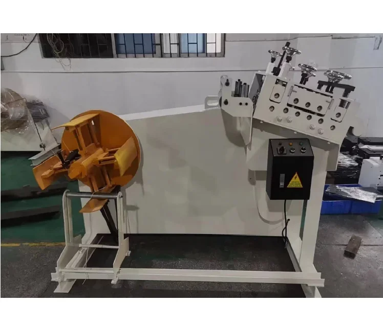 Decoiling and straightening machine uncoiler straightener 2 in 1 Sheet Metal Decoiler Straightener Machine Uncoiler Machine