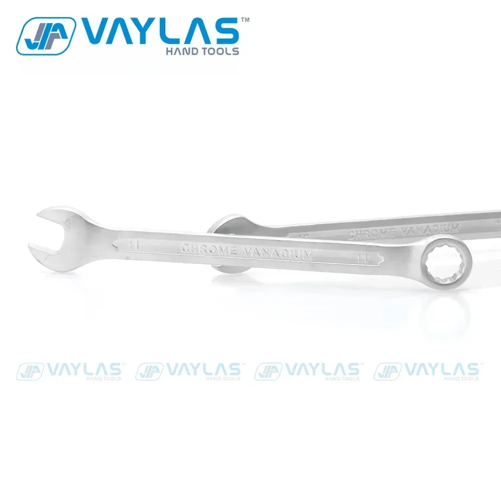 23pcs Combo Wrench Set High Torque Spanner Set of Keys Open and Box End Metric 6~32mm Chrome Vanadium with Roll-up Storage Pouch