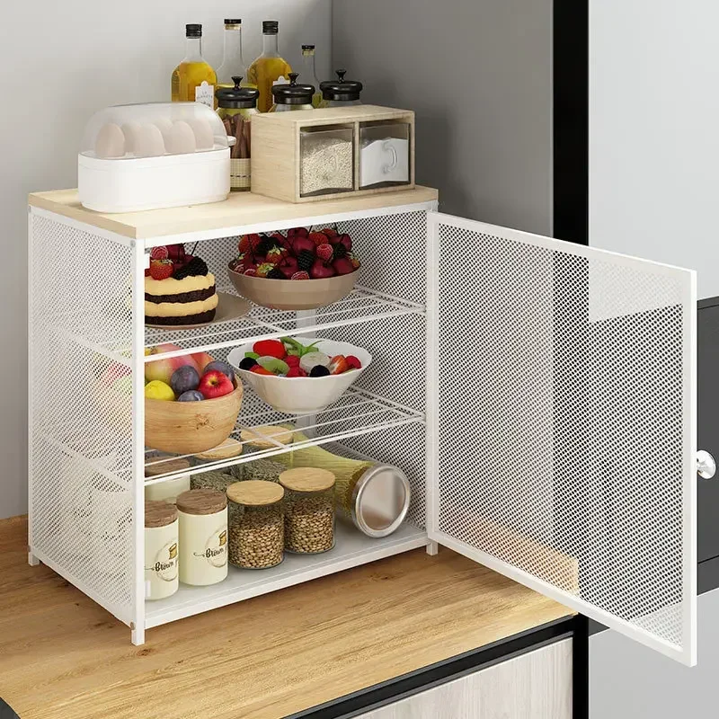 Multifunctional Storage Boxes 2023 New Kitchen Dishes and Food Cabinet Bathroom and Living Room Storage Versatile Storage Unit