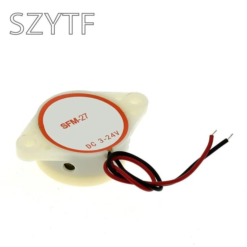 DC3-24V Industrial Continuous Sound Electronic Alarm Buzzer 85DB