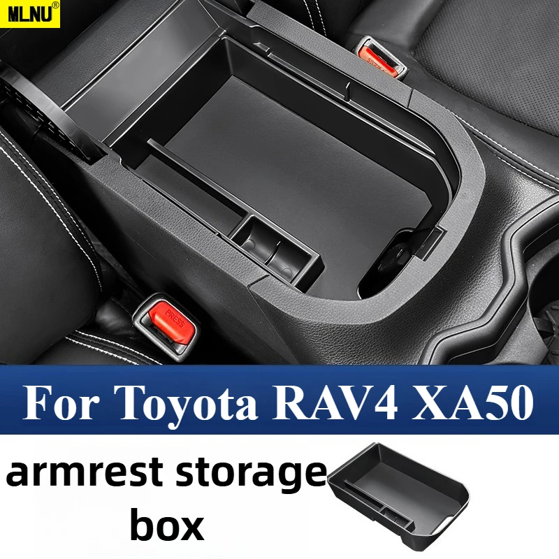 

Center Console Armrest Storage Box For Toyota RAV4 XA50 Accessories 2026/2025 Expand Storage Durable Scratch-Resistant 2020-2024