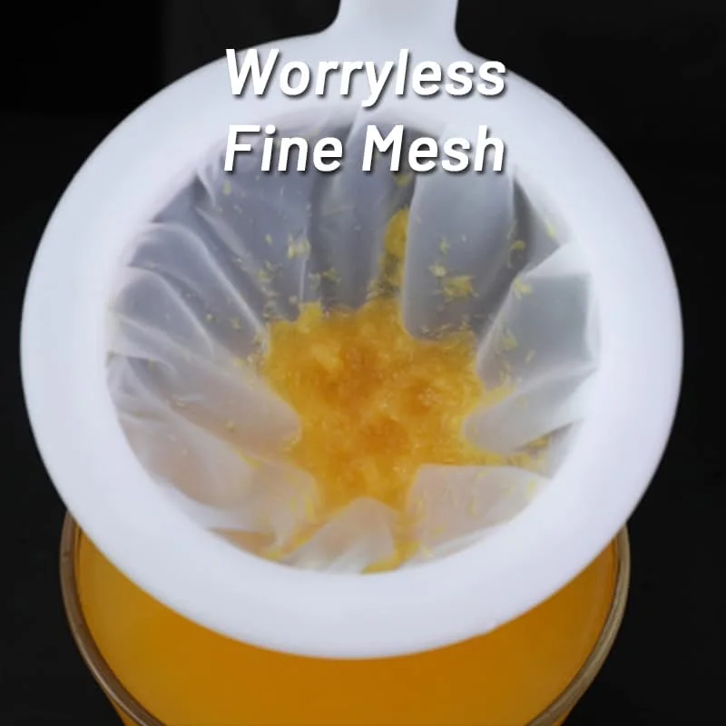 مصفاة PC مكونة من قطعة واحدة - درجة طعام، سهلة التنظيف، مثالية لتصريف لب العصير في أدوات المطبخ المنزلية وإكسسوارات المطبخ #2