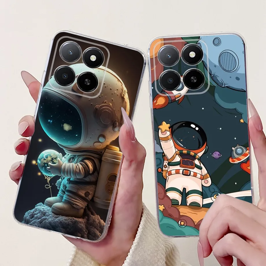 For Honor X5B Plus Case Cute Animals Tiger Lion Dragon Cartoon Phone Cover On Huawei Honor X5B Soft TPU Matte Silicone Coque