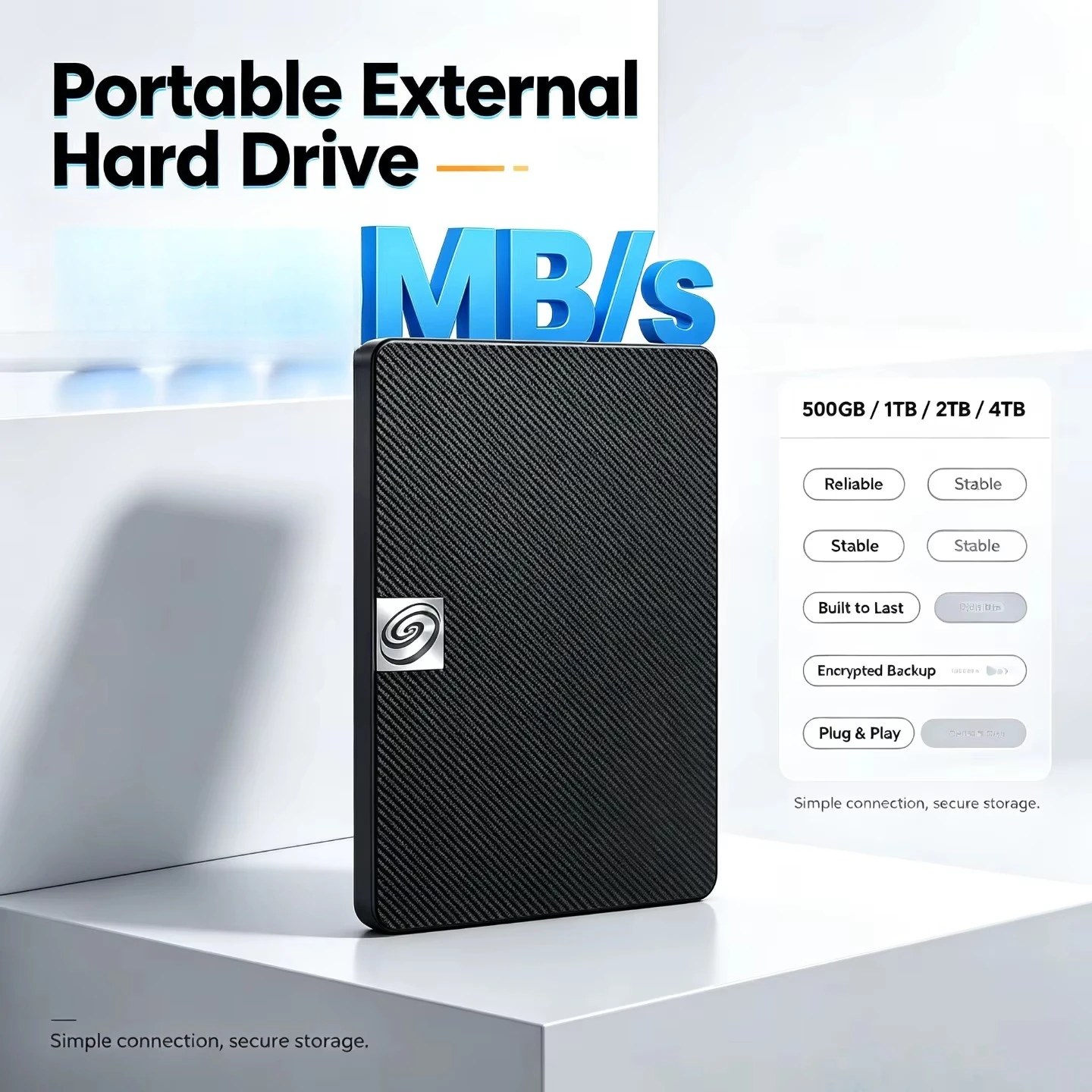 nvme-外付けssd（オリジナル）–-ps5、デスクトップpc、ノートpcに対応。耐久性に優れた暗号化ポータブルssd。500gb、1tb、2tb、4tb。