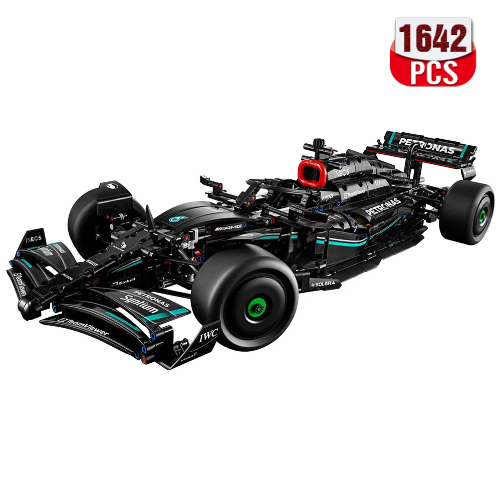 Technical F1 W14 E Performance Race Car 42171 Building Blocks Sets，Scale Model Car Bricks Toys Gifts For Adults Home Decoration