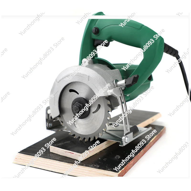 4 Inch Electric Circular Saw Portable Electric Slotting Marble Machine 1400W Plug-in High-power Wood and Stone Cutting Machine