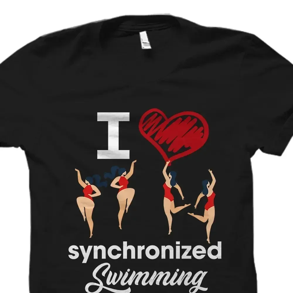 Synchronized Swimmer T Shirt Swimming Lover Os3343