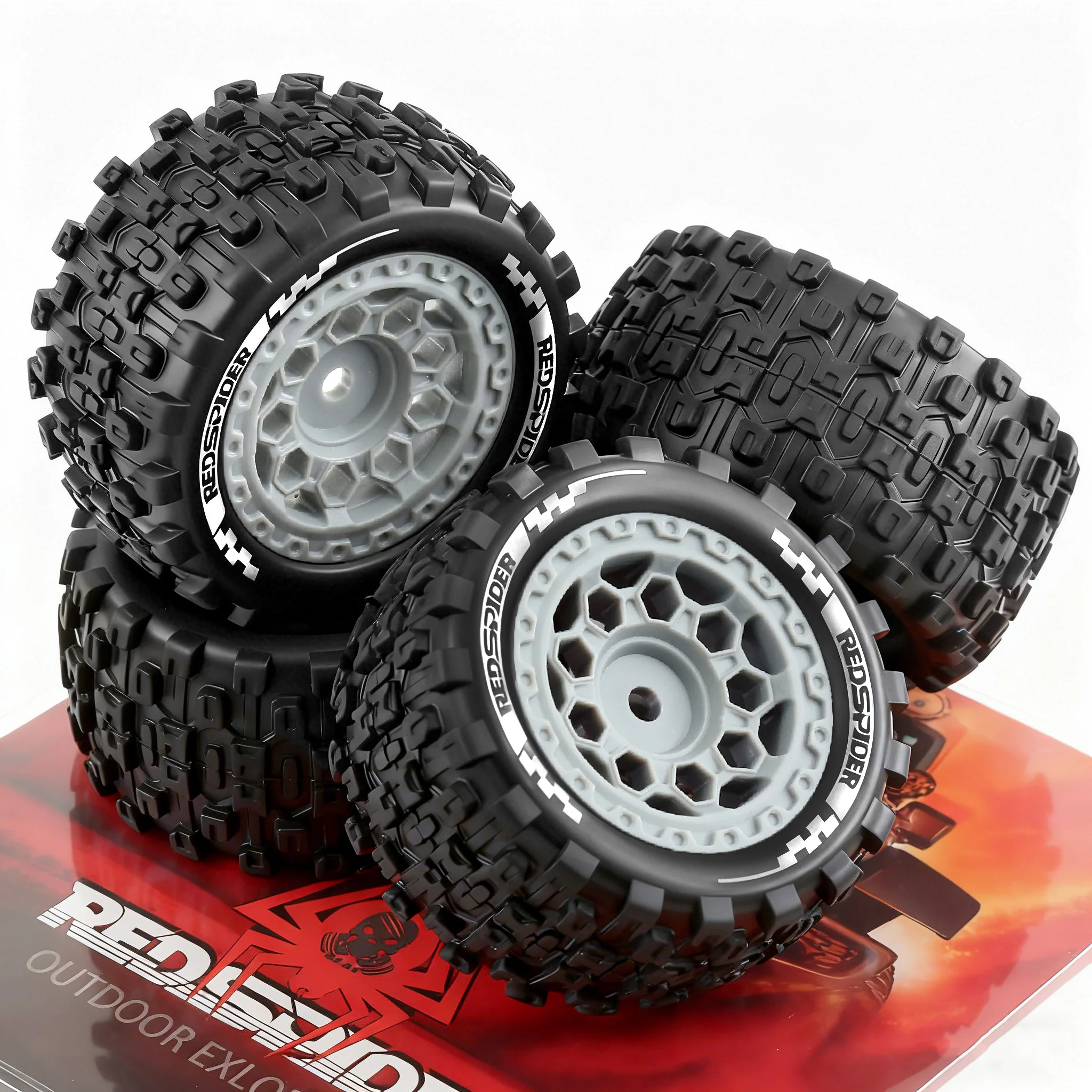 إطارات شاحنة كبيرة 1/18 ARRMA TYPHON GRANITE GROM، إطارات جرانيت صغيرة RS465 #1
