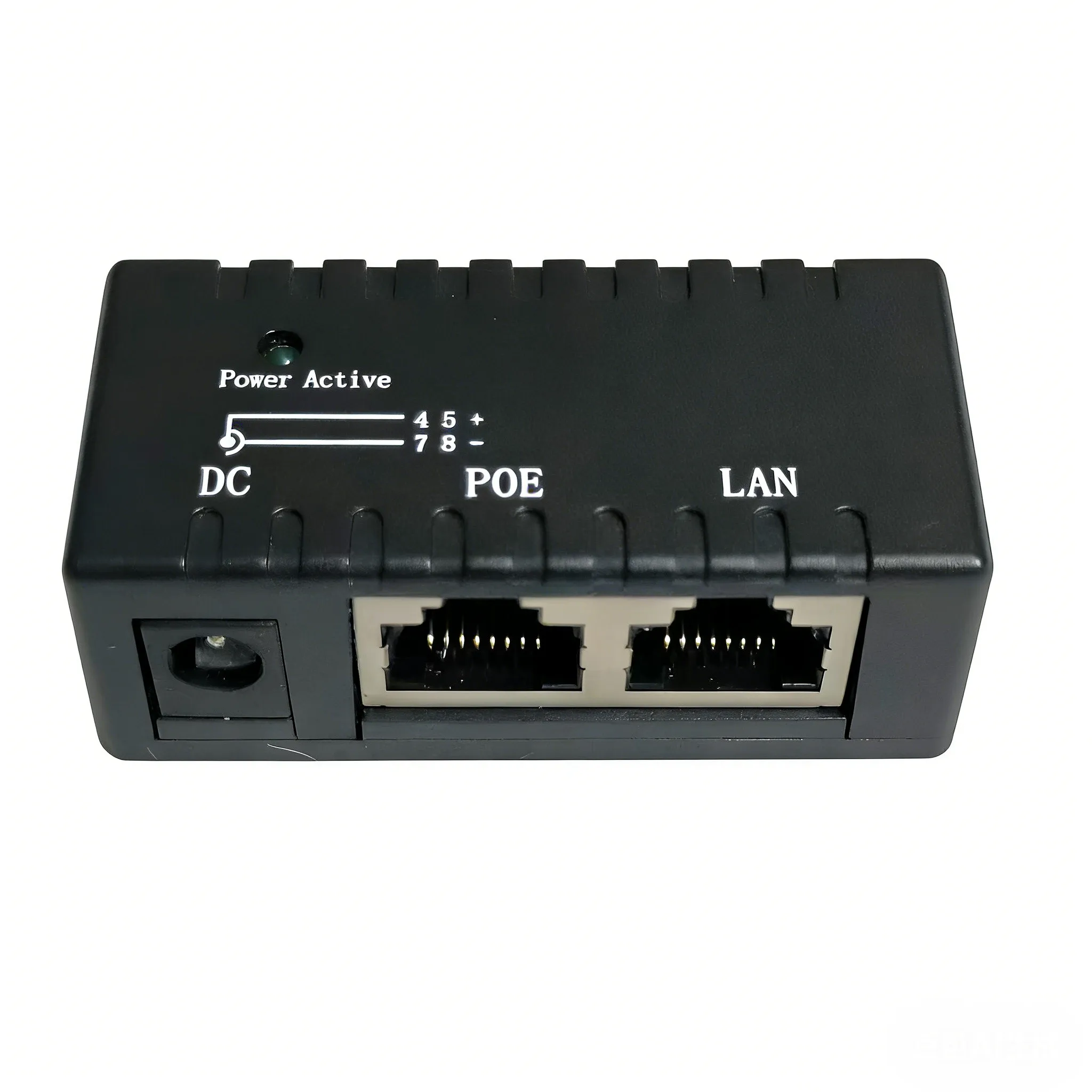 10/100Mbps 12-52V Power Over Ethernet Passive PoE Injector Splitter For IP Camera POE Adapter Module Accessories
