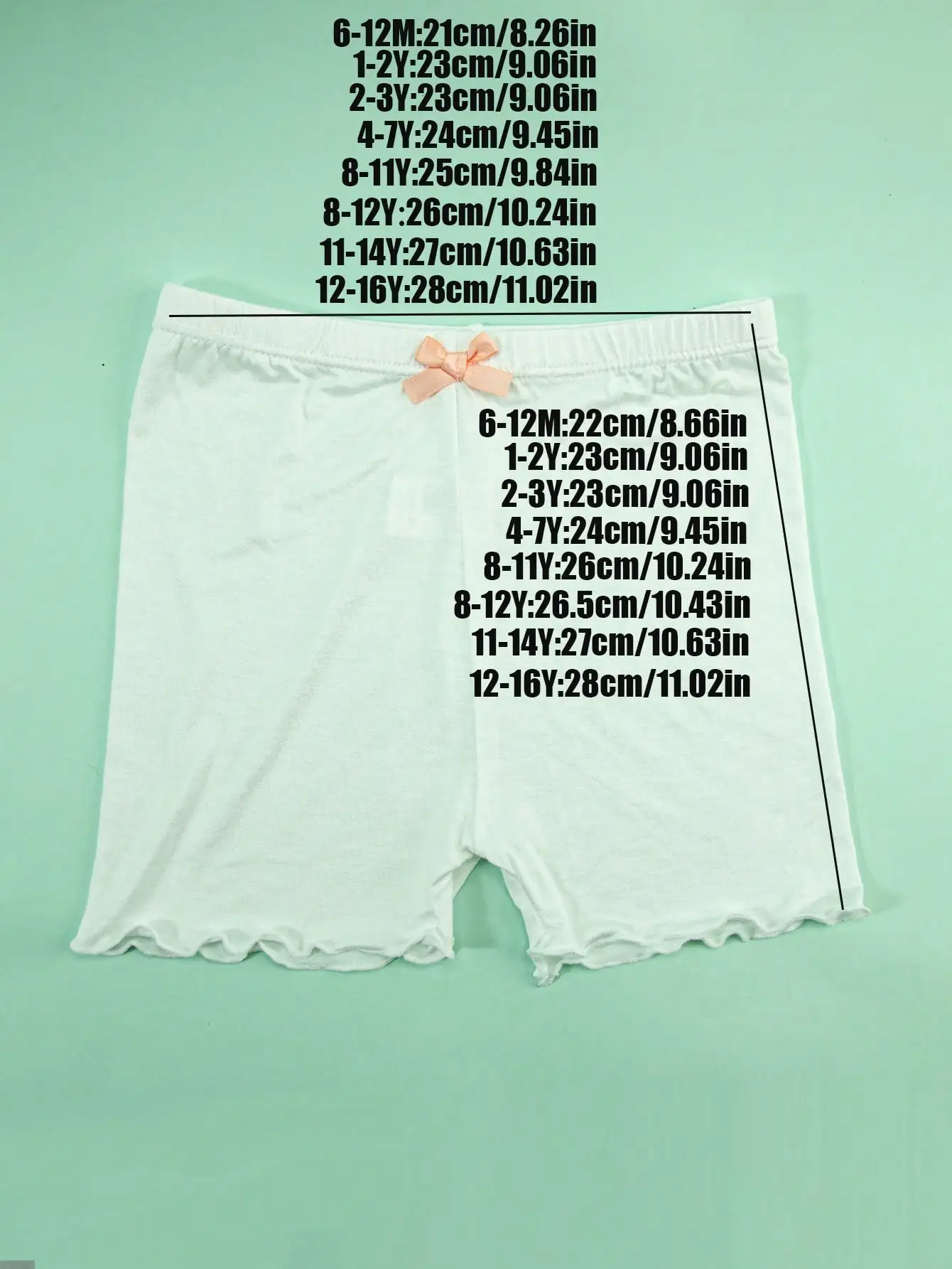 4-Pack Summer Girl Safety Pants for Kids, Genuine Anti-Slip Thin Style Children's Leggings - view 6