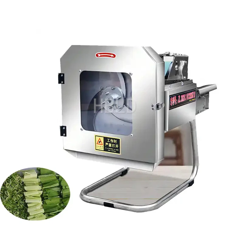 Electric Stainless Steel Vegetable Cutter Onion Cucumber Commercial Leek Chili Dicer