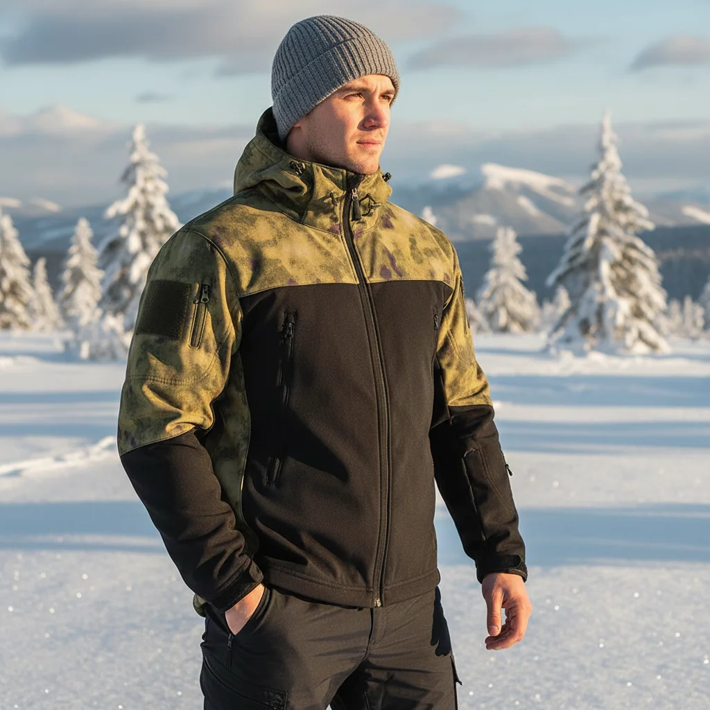 Autumn Winter Mens Bomber Jackets Men Softshell Warm Windbreaker Action Jacket Man Fleece Lined Tactical Wateproof Hooded Coats