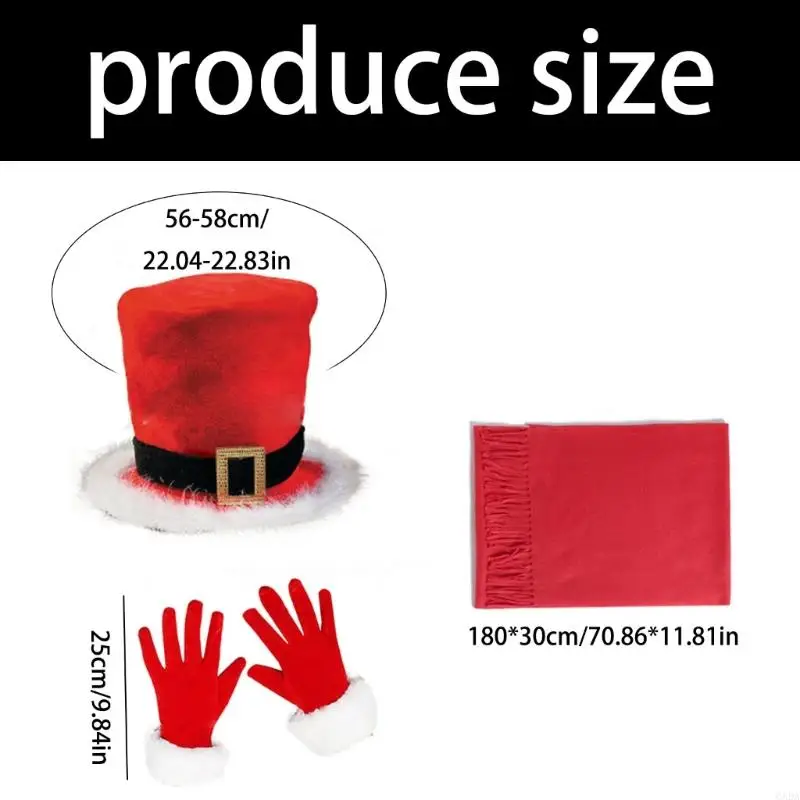 Bộ đồ ông già Noel Deluxe Trang phục Giáng sinh Ông già Noel Trang phục ông già Noel ngày lễ 6XDA
