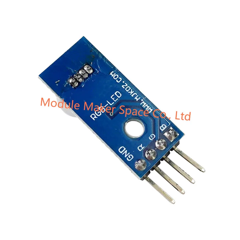 DC5V 10mm RGB LED Module - Common Cathode, Tri-Color (Red Green Blue), Programmable Full-Color LED for Arduino/DIY