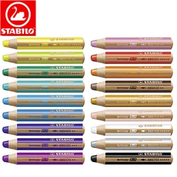 1PC Germany STABILO 880 Crayons Industrial Marker Coloring Stone Tire Wood Marker Washable Safe Non-toxic Art Supplie Stationery