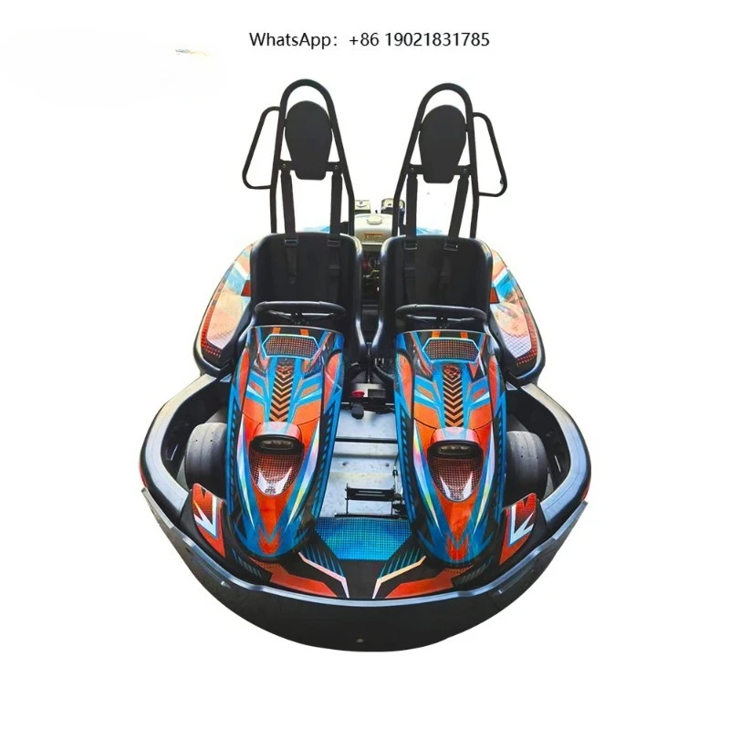 RaiseFun Affordable Adult Two-Seater  Kart High Quality 4 Wheel Drift Commercial  Kart For Sale