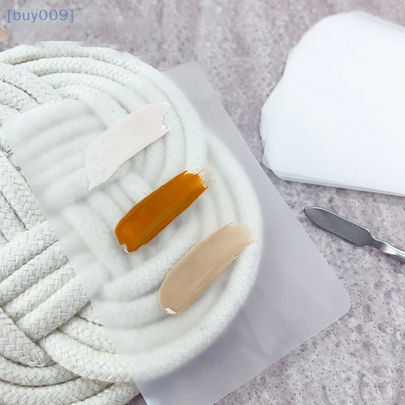 50 قطعة من ألوان الأظافر للاستعمال مرة واحدة، لوحات ورق جل متعددة الوظائف، أدوات مانيكير شفافة مقاومة للماء