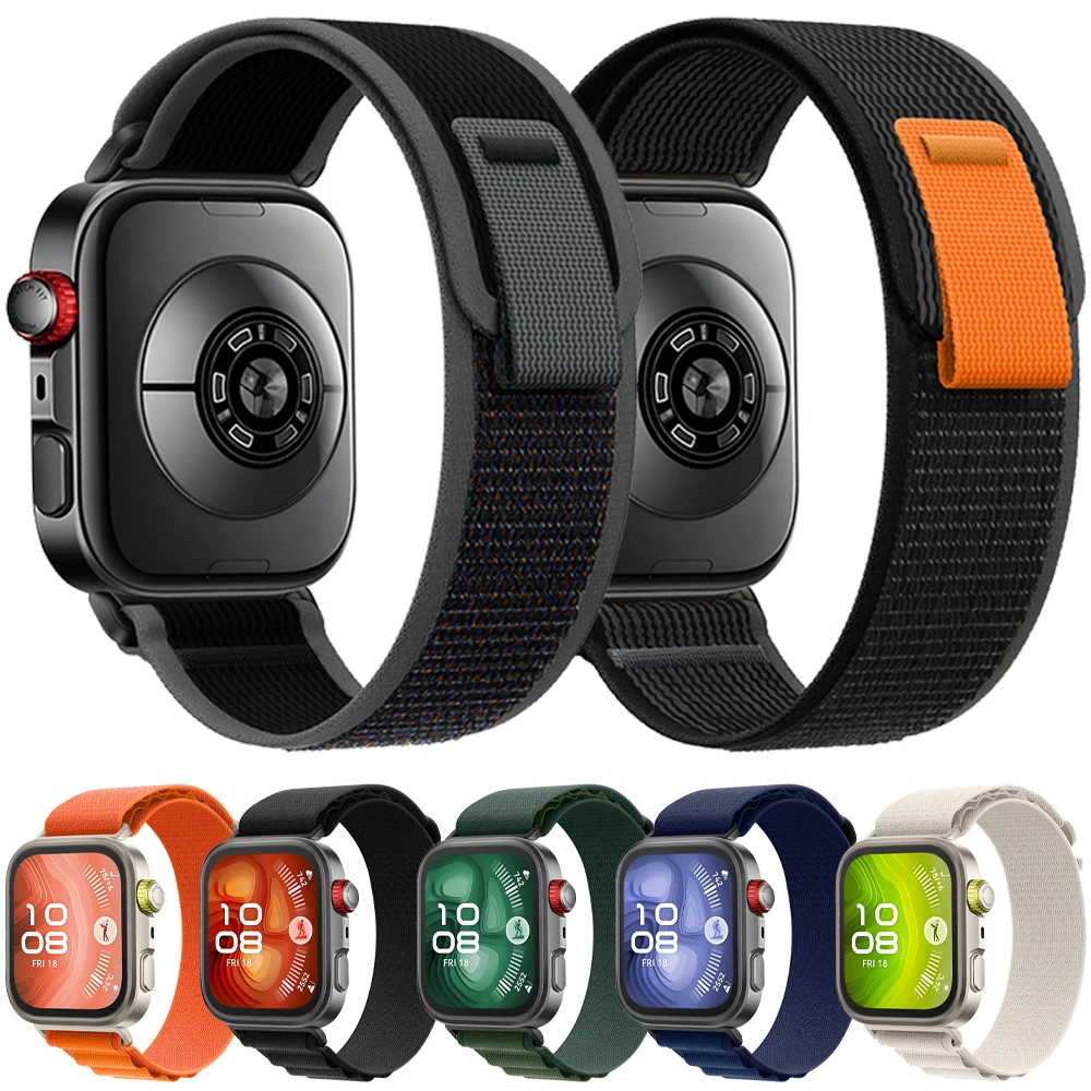 Offizielles Trail-Armband für Huawei Watch Fit 4 Pro/4/3, Nylon-Armband für Alpine Loop Huawei Watch Fit 4/3, Original-Armband