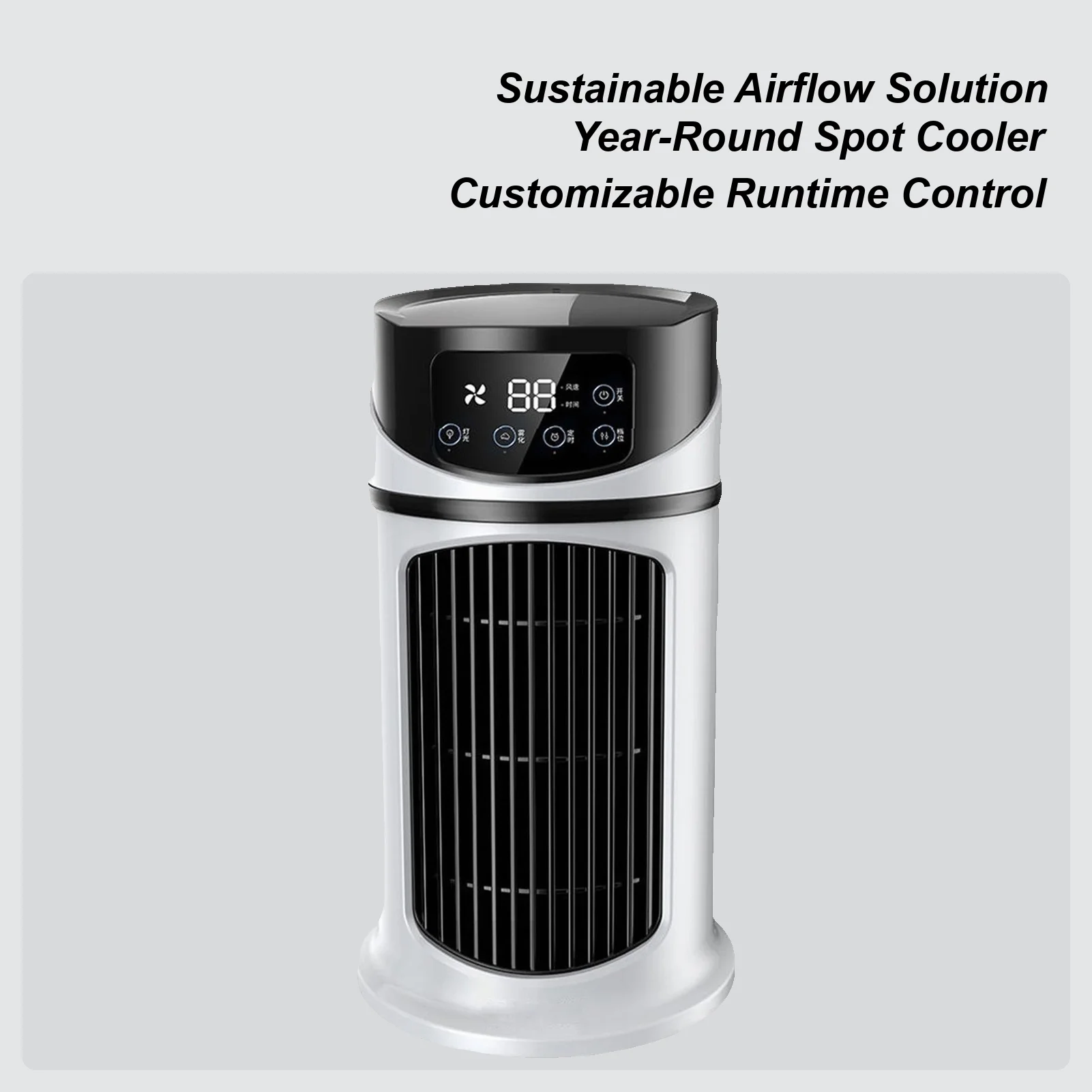 

Охлаждающий вентилятор переменного тока, портативный вентилятор с прохладным воздухом для спальни, персональный испарительный охладитель с таймером, тихий увлажнитель для путешествий