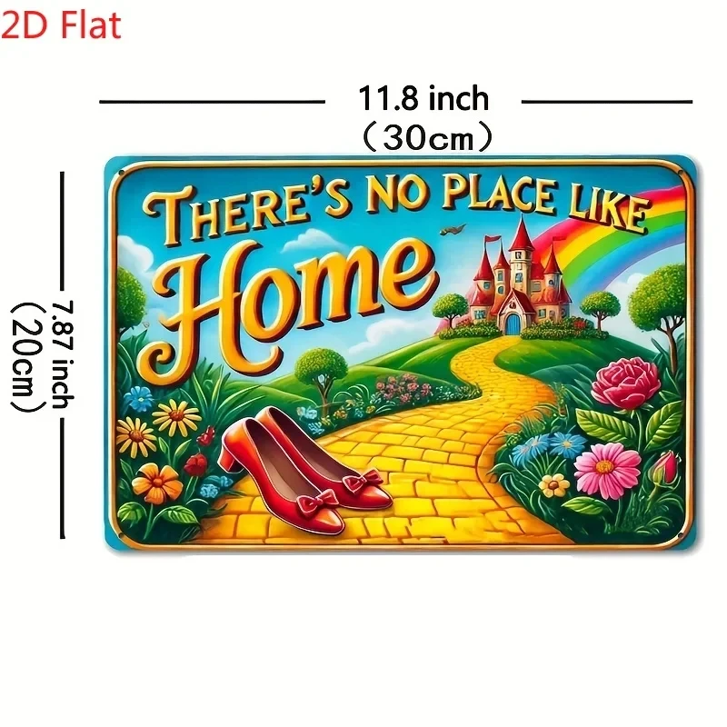 Vintage 2D Flat Iron Sign with the Phrase 