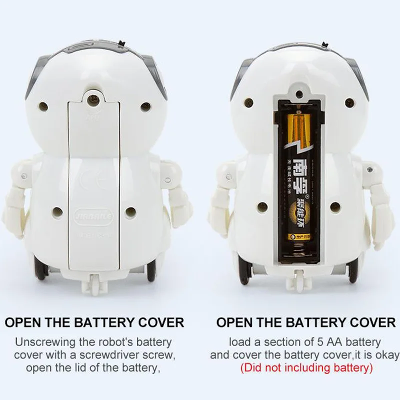 Mini robot AI sterowany głosem, wielofunkcyjna zabawka inteligentna dla dzieci, wersja angielska