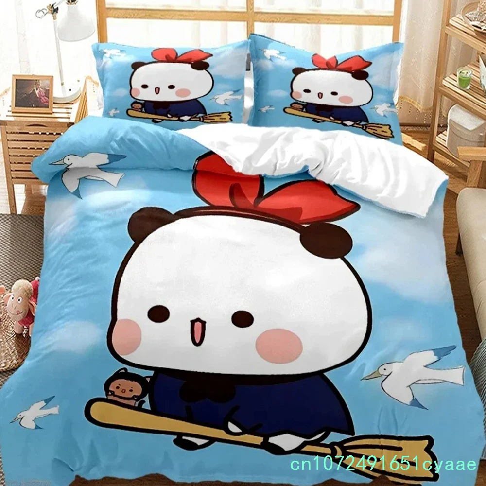 Cute Bubu Dudu Cartoon Bear Panda Bedding Set Bedroom Soft Modern Bedspreads Comefortable Duvet Cover Quilt Cover And Pillowcase