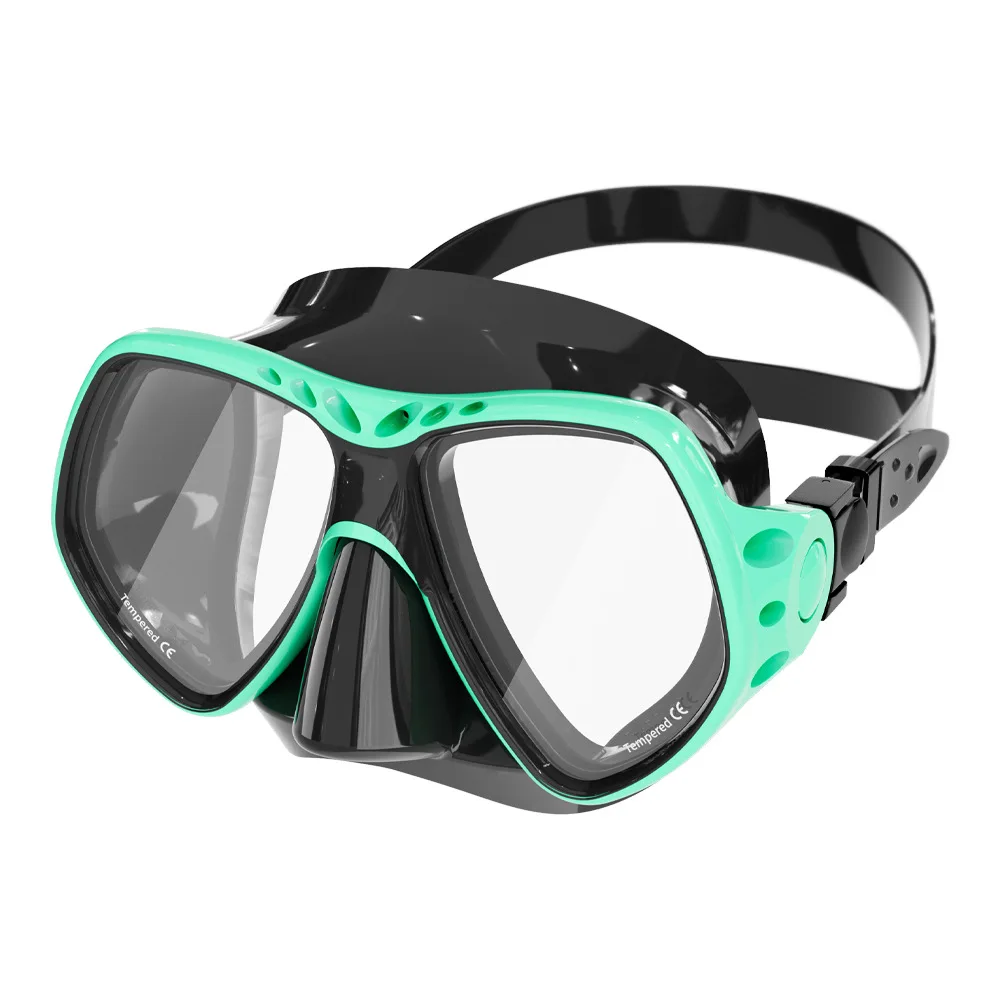NONE Neue Multi-Style Erwachsene Tauchen Maske Schwimmen Brille Scuba Schnorchel Silikon HD Anti-Fog Gehärtetes Glas Tauchen brille Geschenke 5
