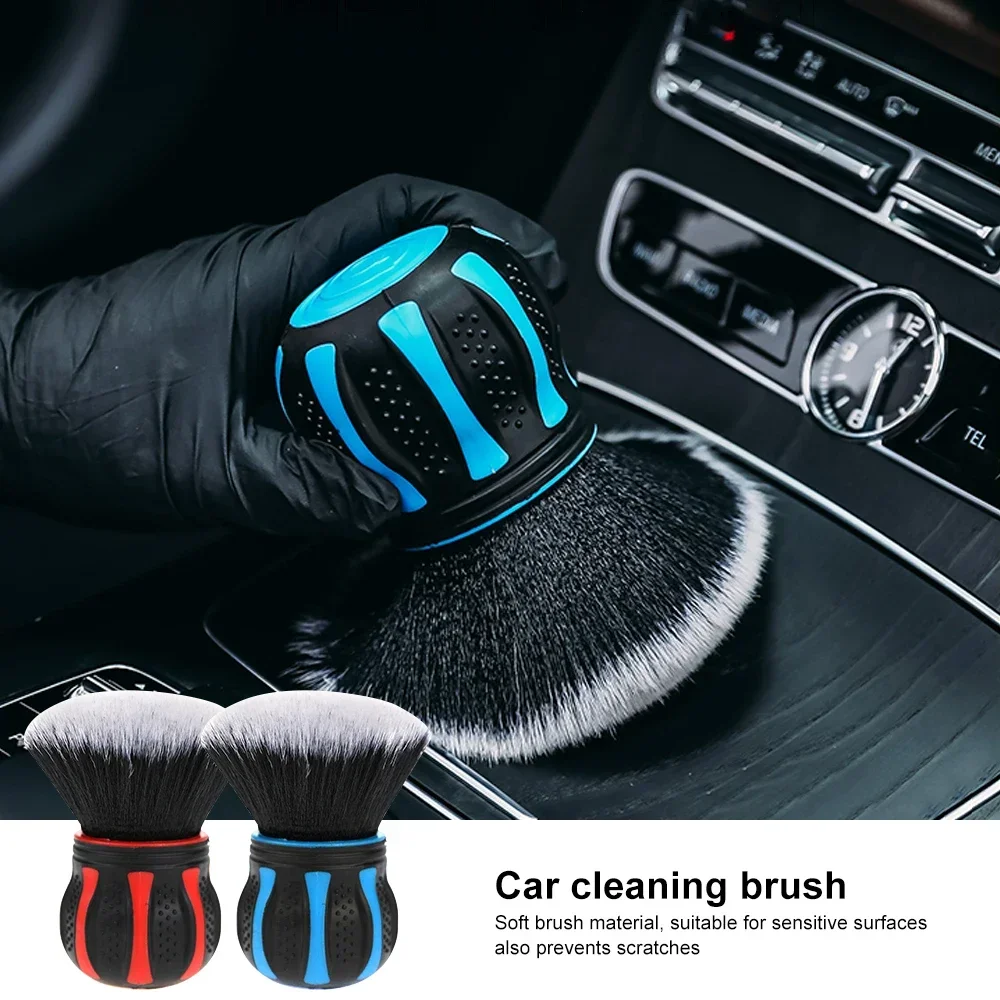 Car Detailing Brushes Air Vent Dust Cleaner Detailing Dusting Tool Car Cleaning Automobile Interior Soft Bristles Brush