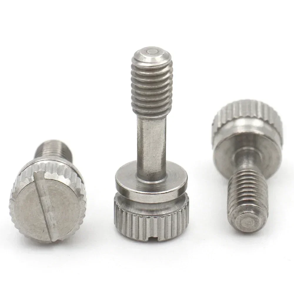 2/5/10/20pcs M2 M2.5 M3 M4 M5 M6 M8 GB839 304 Vite con intaglio in acciaio inossidabile Stringere a mano Anti-allentamento Zigrinato Bullone a pollice