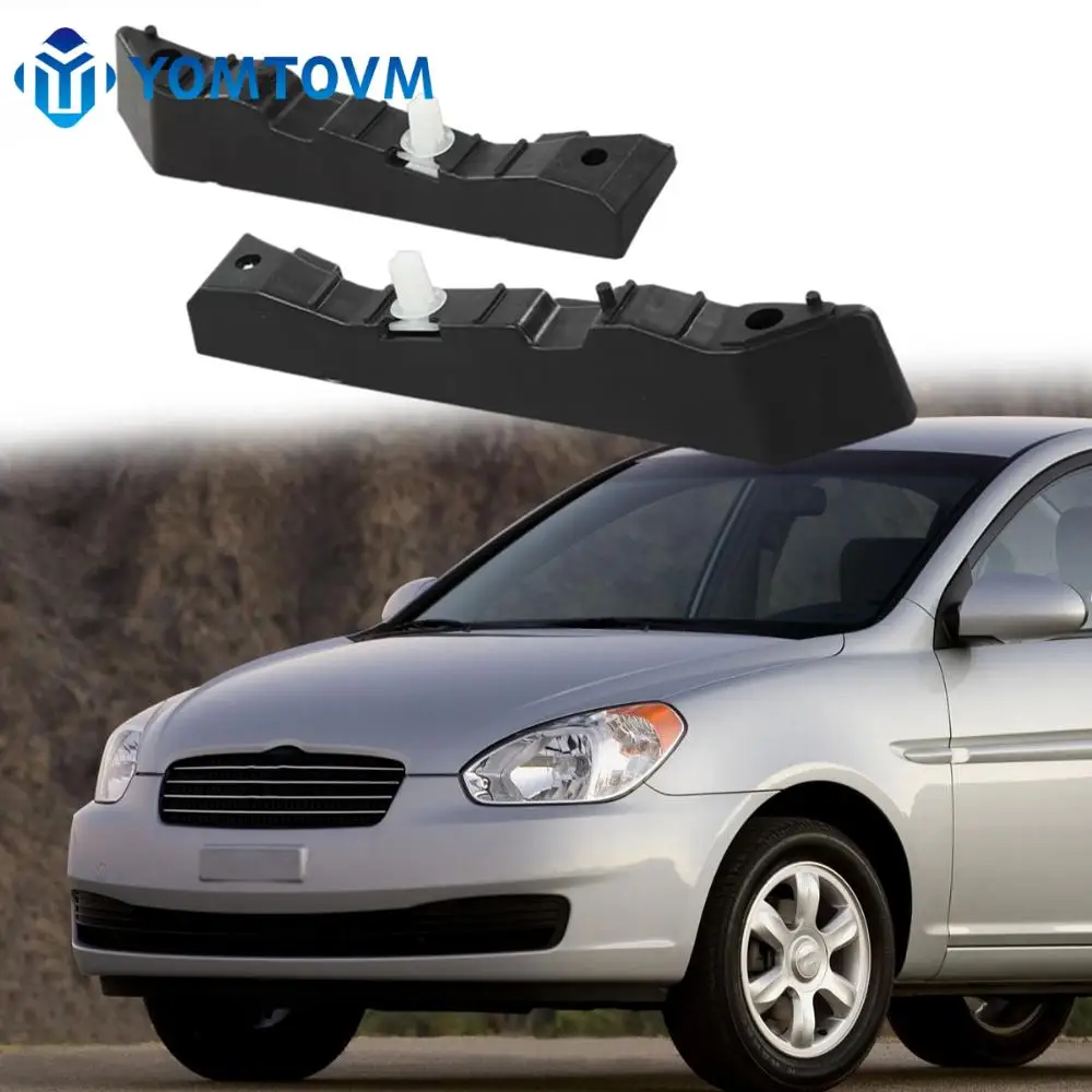 Wsporniki mocujące przedni zderzak samochodowy Podkładka lewa prawa do Hyundai Accent 2006 2007 2008 2009 2010 2011 86591-1E000 86592-1E000