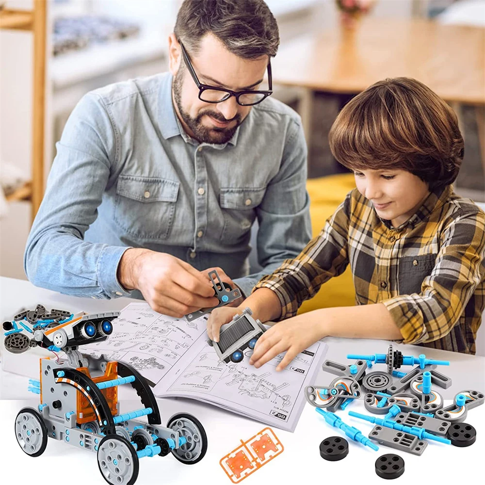 Kit de Robô Solar STEM 13 em 1 - Stem Solar Robot Kit For Kids avaliação e preço