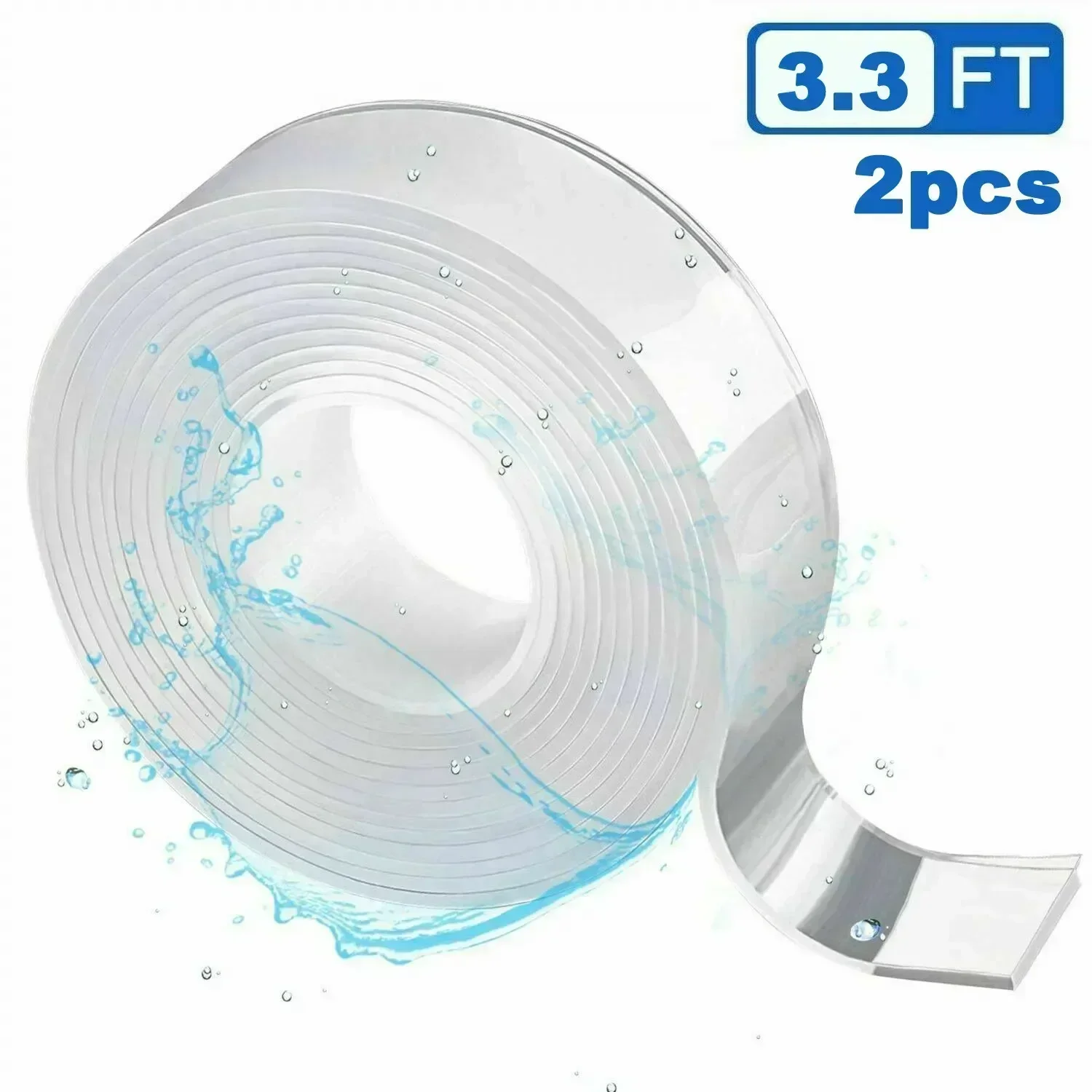 

2pcs Double Sided Tape Extra Strong Decorative Adhesive Tape Thickened Waterproof Tape Glue Useful Things For Home Adhesives