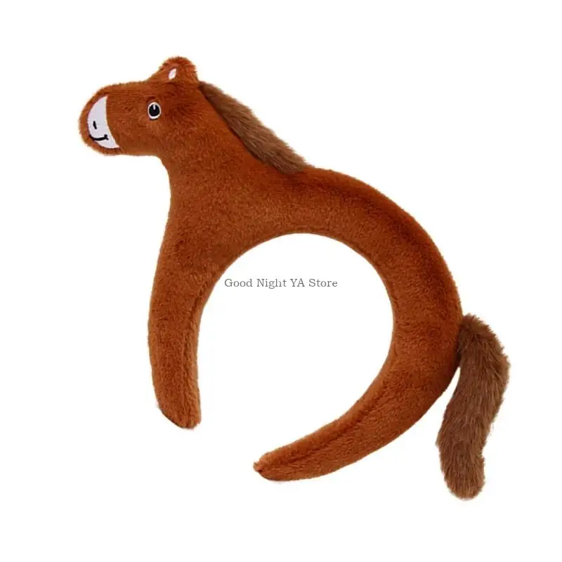 ที่คาดผมผ้ายืดรูปม้าสำหรับเด็กผู้หญิงที่คาดผมแฟชั่น