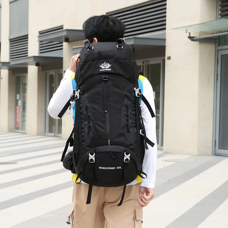 Warnerheim cross-border outdoor mountaineering bag backpack hiking bag large capacity camping backpack nylon travel backpack