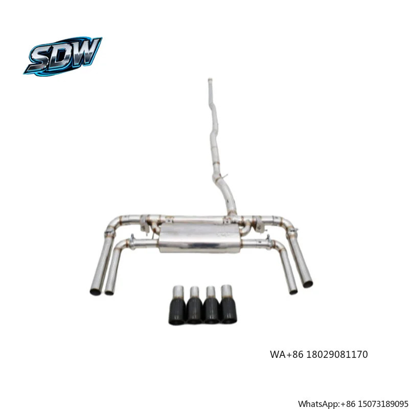 wholesale Stainless Steel Catback Exhaust Pipe for  X1 M35i X2 M240i X3 X3M X4 X4M M340i M440i Performance Sport Car Exhaust