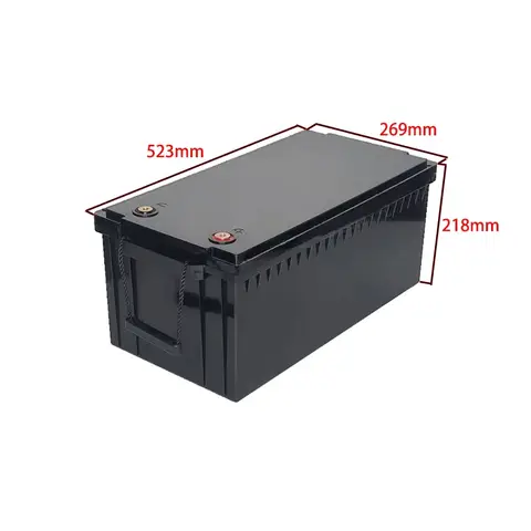 12v 24V 배터리 케이스 48V 150Ah 180Ah 200Ah 250Ah 280Ah Lifepo4 배터리 플라스틱 상자 RV 태양 전지 상자 Diy Lifepo4 배터리 케이스