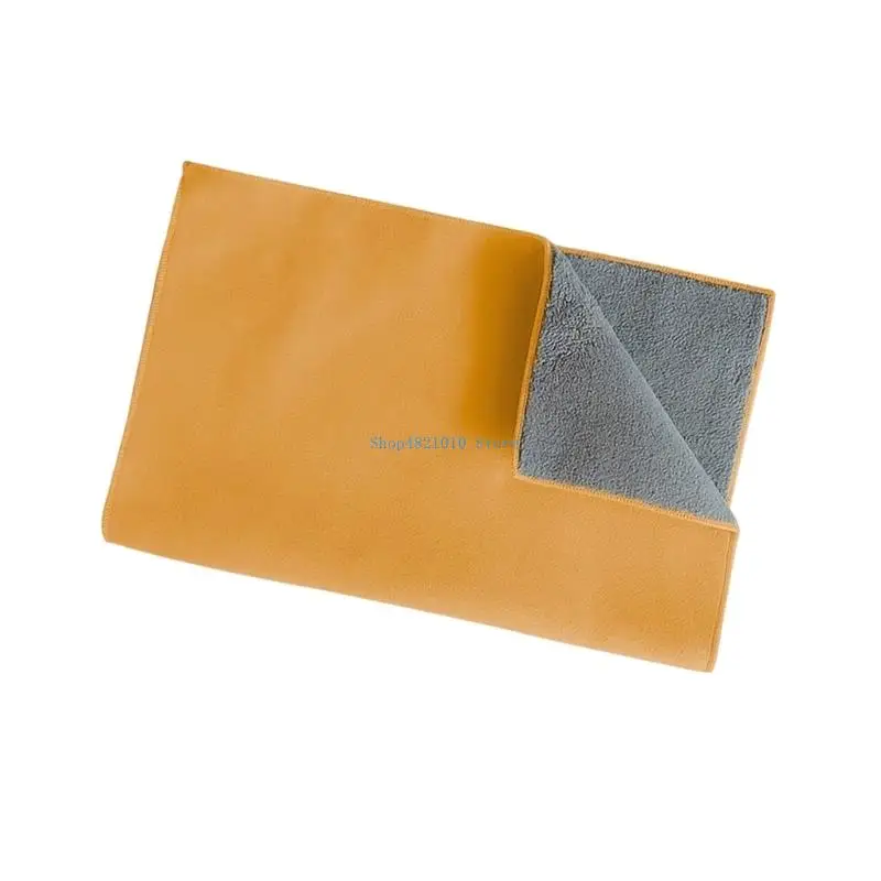 T3LF Chamois Leather Cloth Non Lint Cleaning Tool For Car And Electronics High Water Absorption Washing Rag