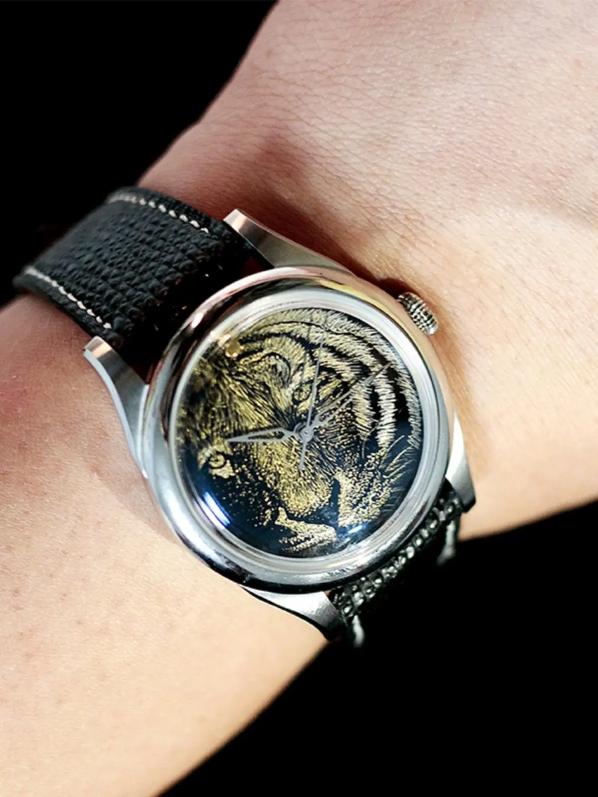 Grand lacquer gold craftsmanship mechanical watch high-end light luxury men's