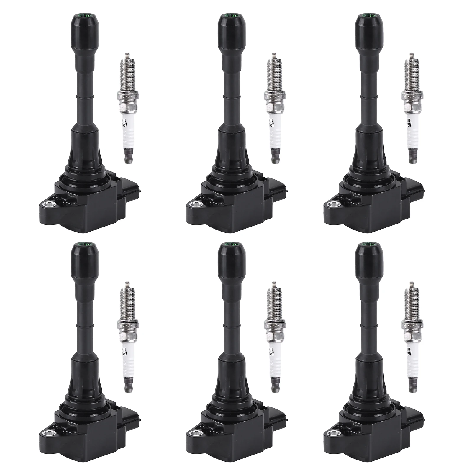 

Ignition Coil Pack Spark Plug Set Compatible for Nissan Maxima V6 3.5L 2009-2019 UF550 C1670