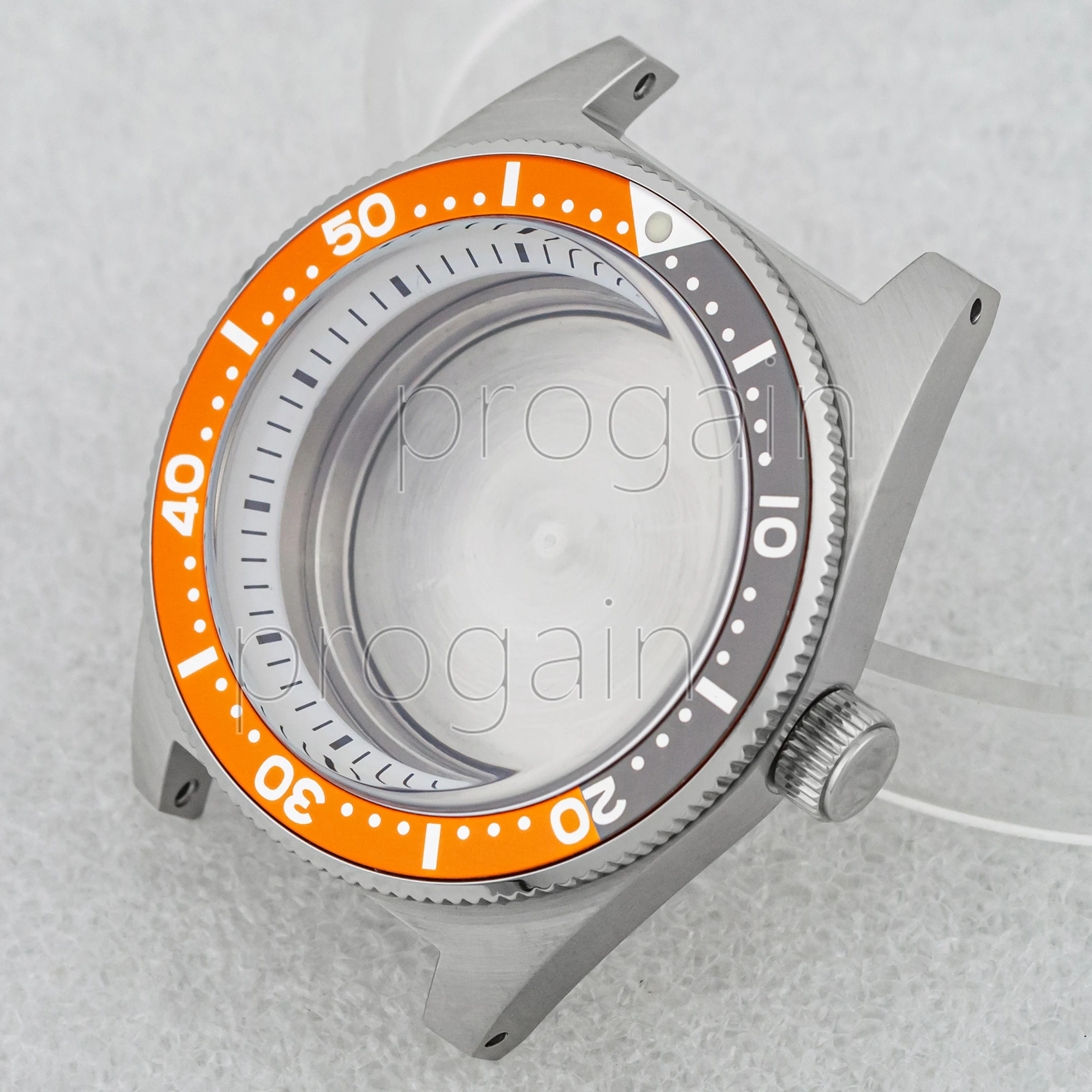 Stainless Steel 300M Diving Case Bubble Sapphire Crystal Glass 40mm 62MAS Case Parts Fit 4R36 NH34 NH35 NH36 Movement