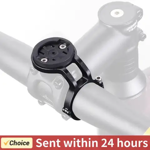 Bike Handlebar Computer Holder Aluminum Alloy Road Bike Code Meter Fixing Base Lightweight for Garmin/Wahoo/Bryton/XOSS/IGPSPORT