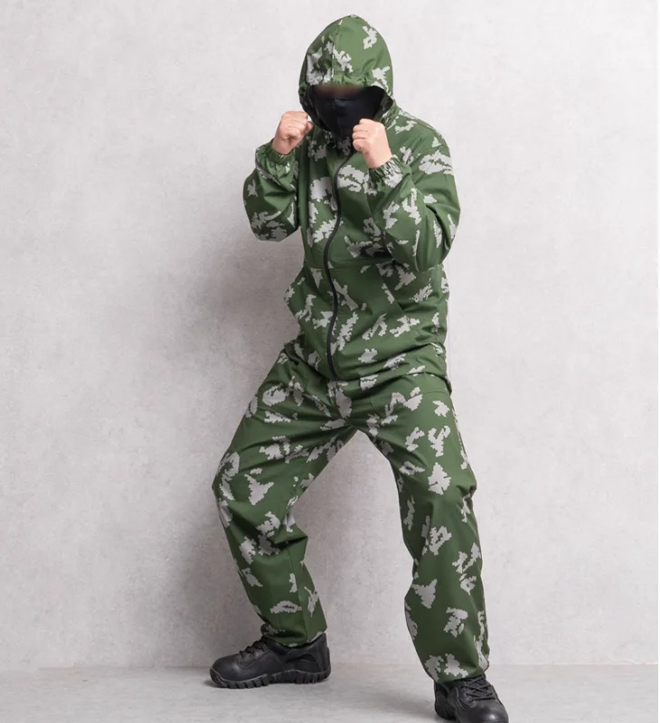 Russian Military Camouflage Suit Cover Coat Sun Protection Jacket