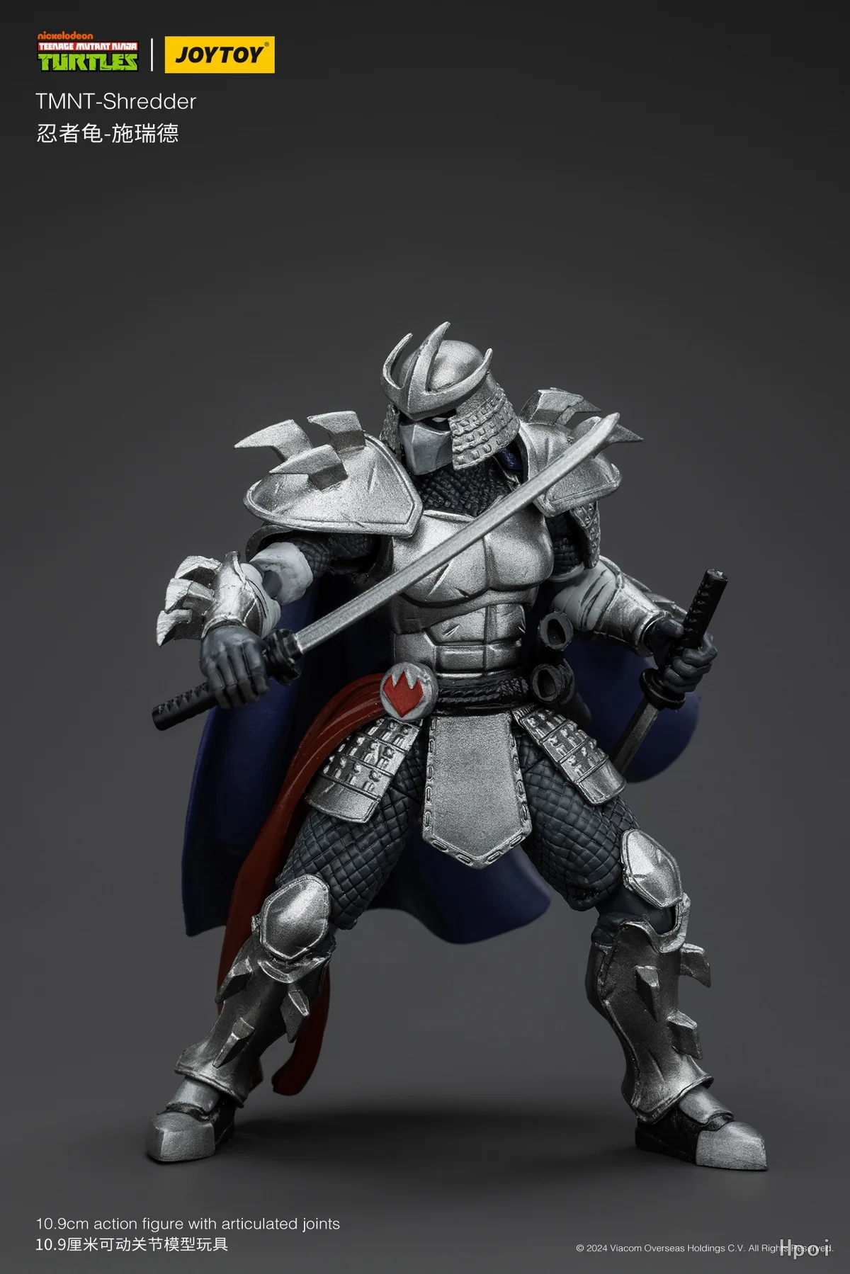 JOYTOY TMNT-Shredder Anime Figure Model Gift Toy Collection 1/18 view 5